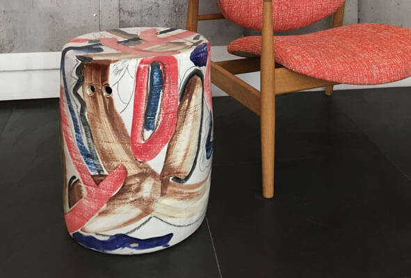 CERAMIC STOOL