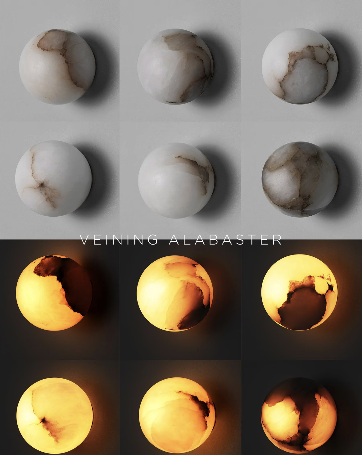 ALABASTER TRIMLESS MINI ORB 3 par Allied Maker