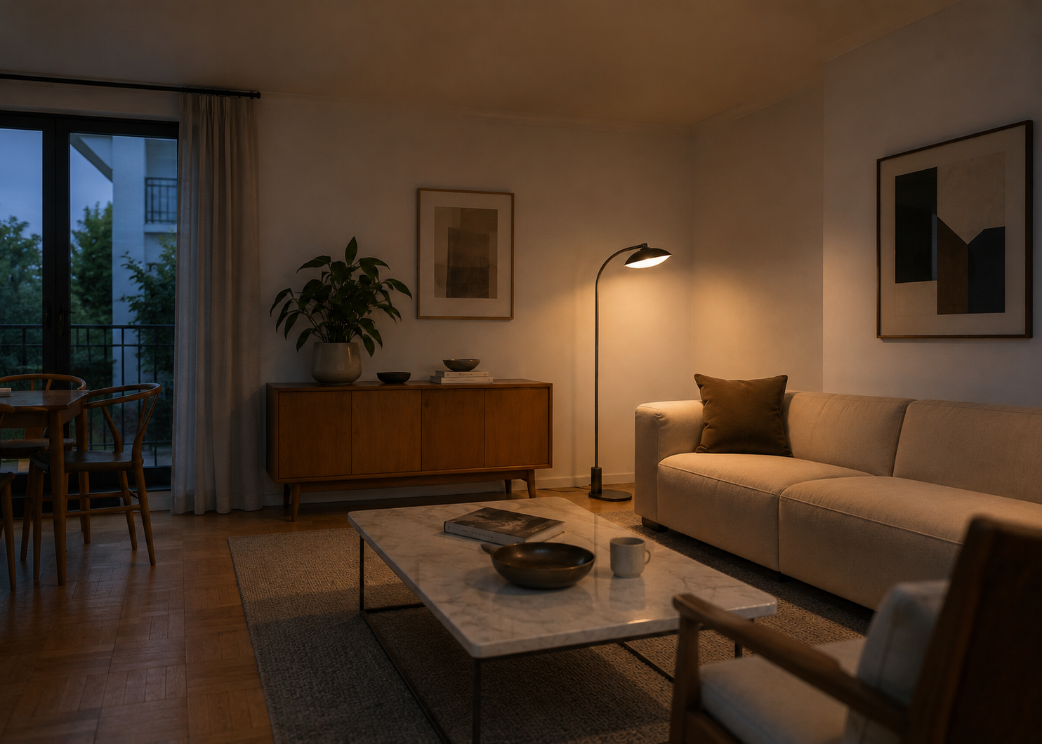 CREST FLOOR LAMP par Allied Maker
