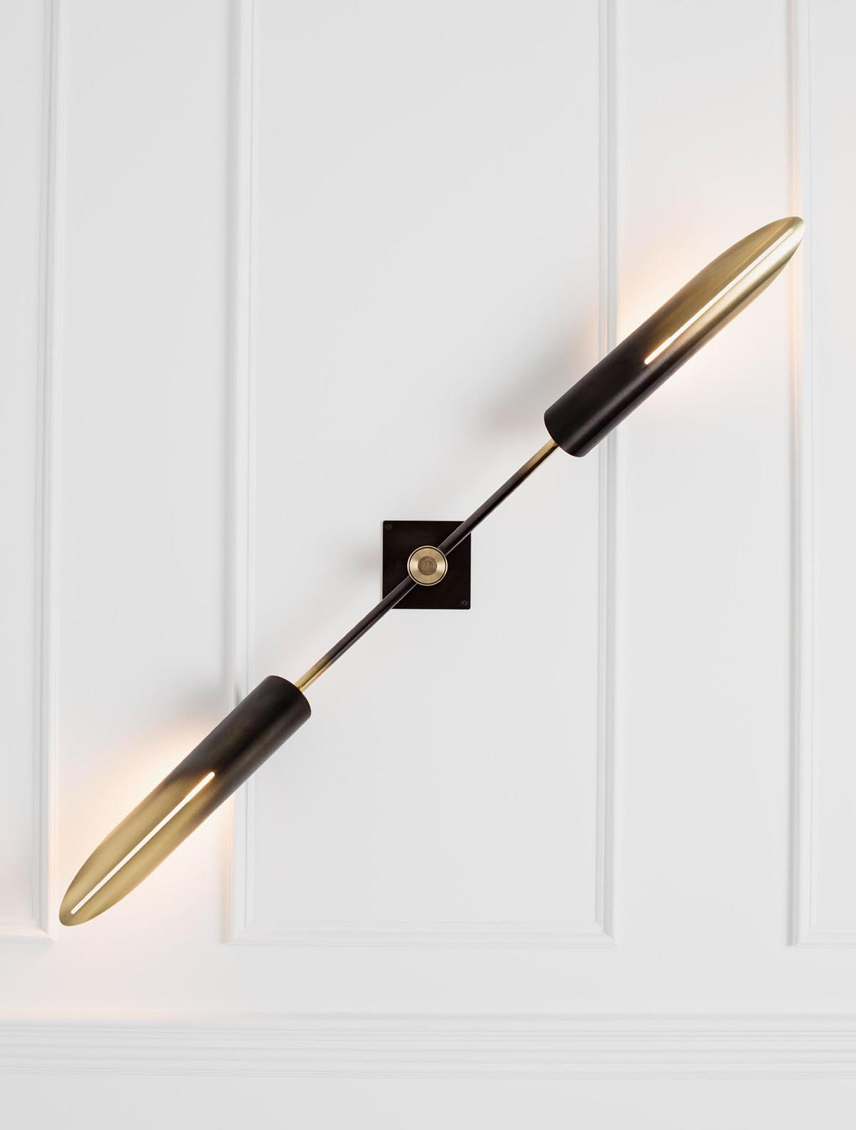 VOYAGER 17 DUAL SCONCE par Allied Maker