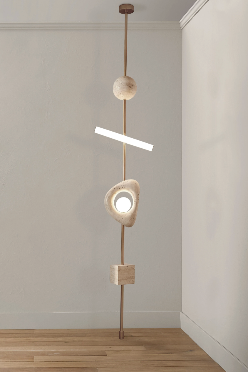 FORM LIGHT - TRAVERTINE par Anna Karlin