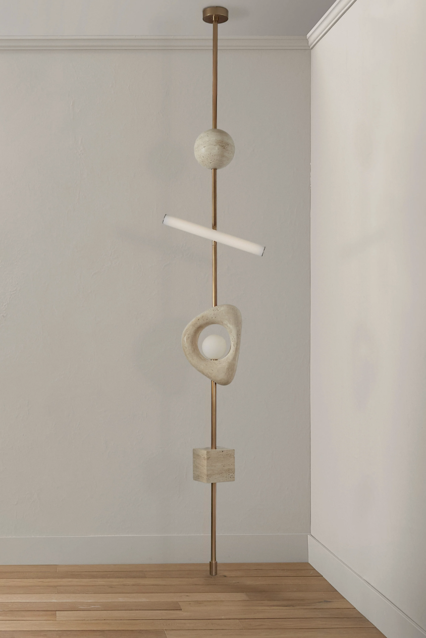 FORM LIGHT - TRAVERTINE par Anna Karlin