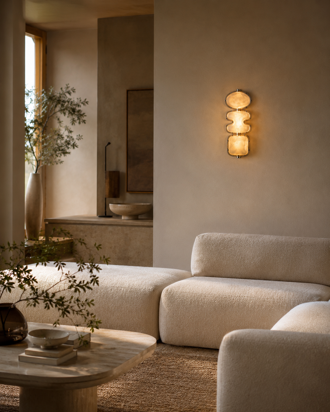 LANTER STACK SCONCE - FLUSH par Anna Karlin