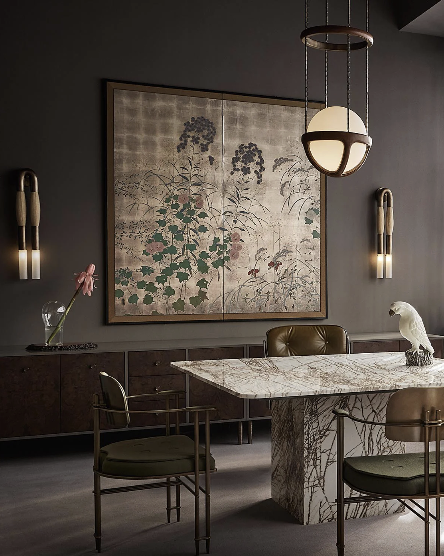 HORSEHAIR 2 SCONCE par Apparatus