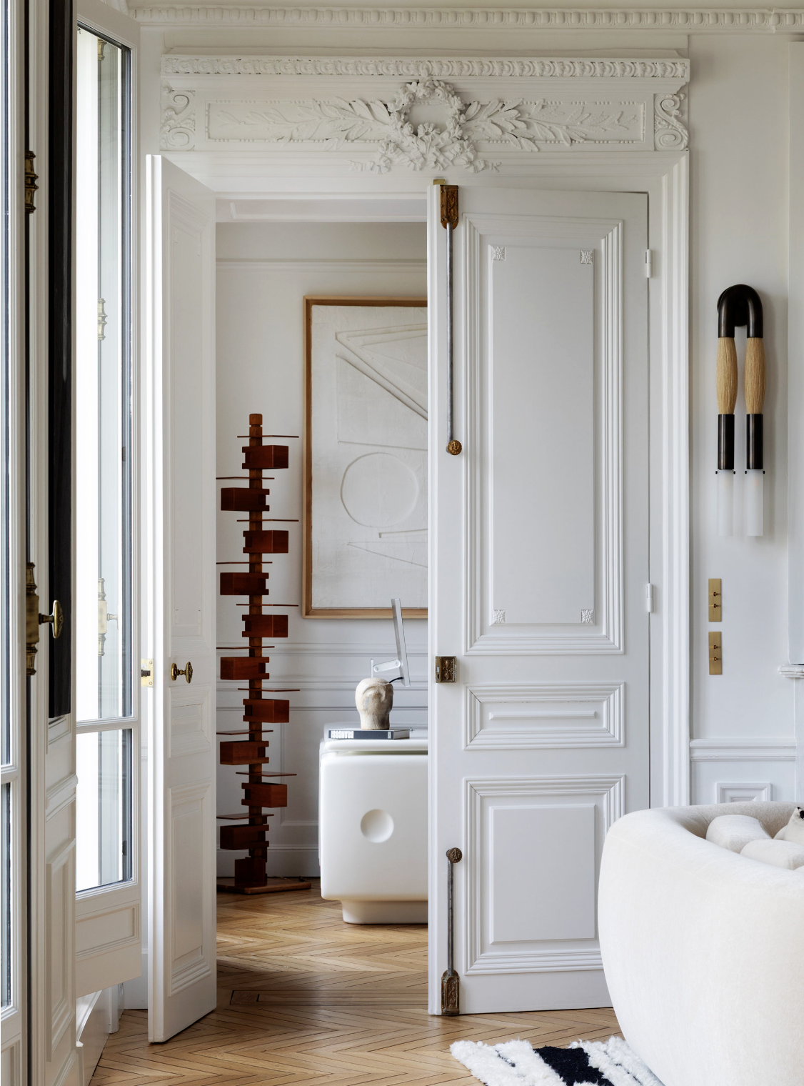 HORSEHAIR 2 SCONCE par Apparatus