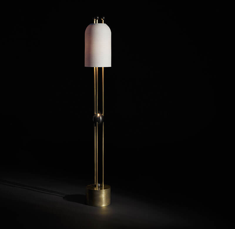 LANTERN FLOOR LAMP par Apparatus