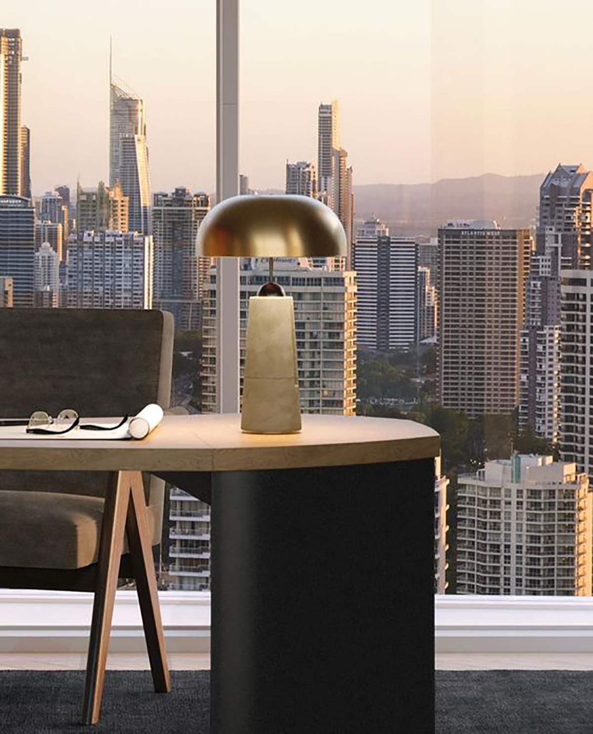 METRONOME TABLE LAMP par Apparatus