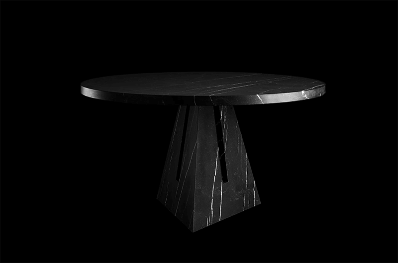 PORTAL DINING TABLE MARBLE par Apparatus