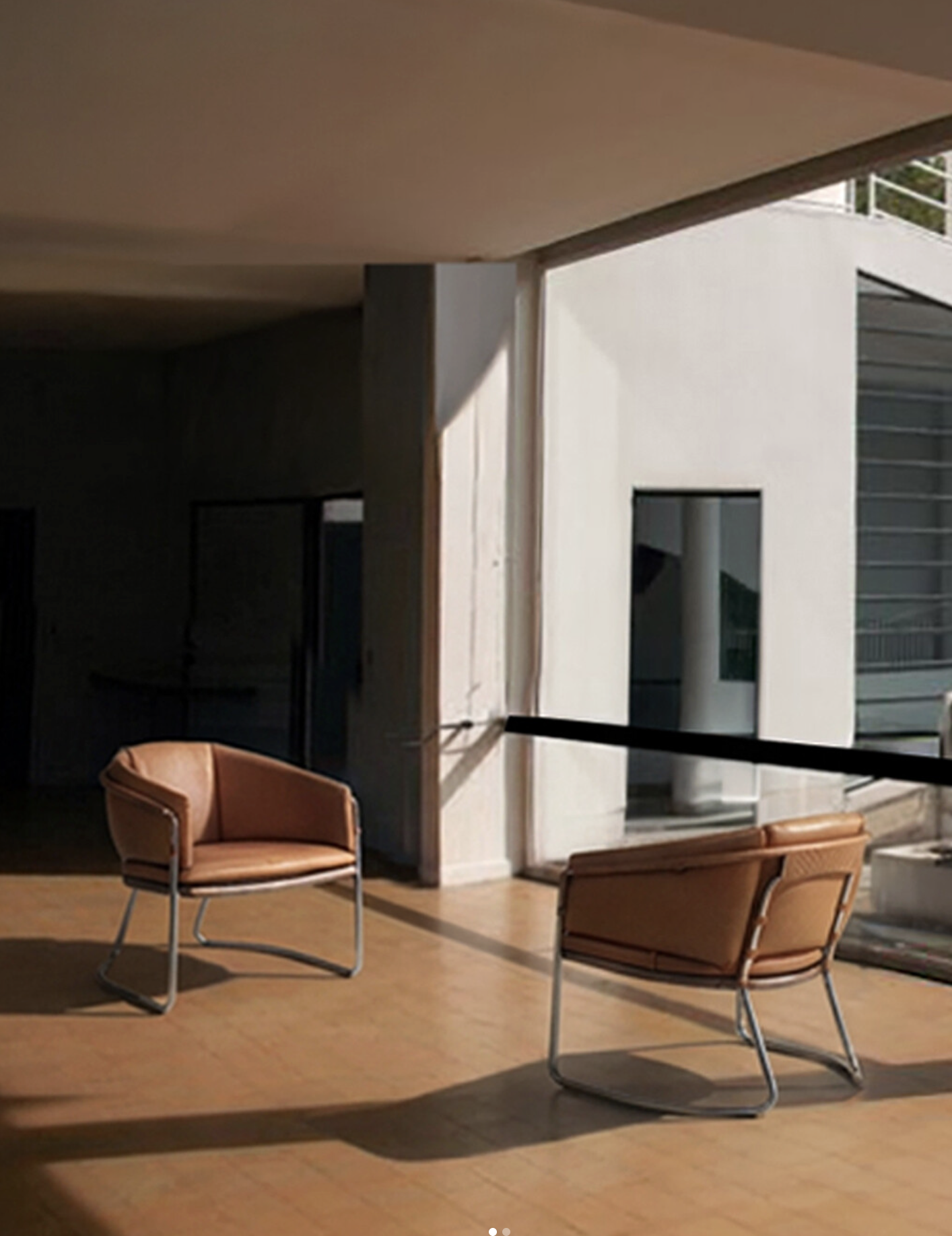 GEOMETRIC LOUNGE CHAIR par BassamFellows