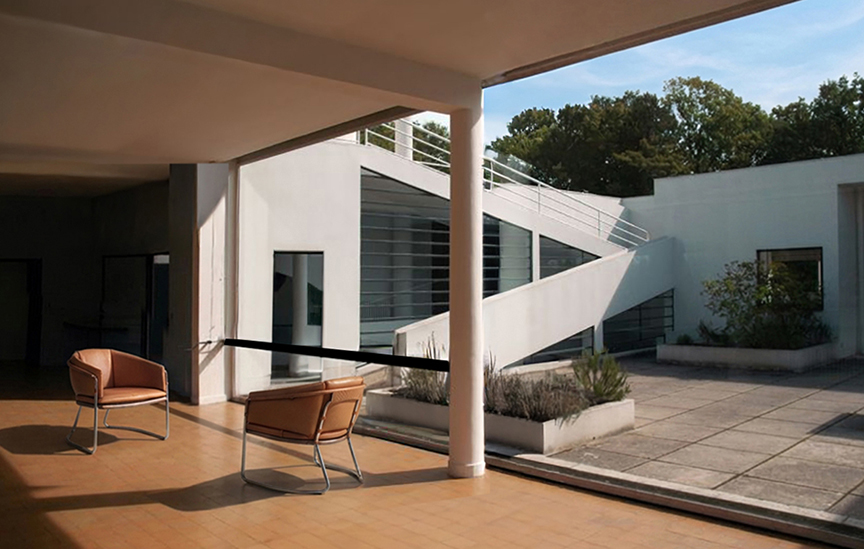 GEOMETRIC SIDE CHAIR par BassamFellows