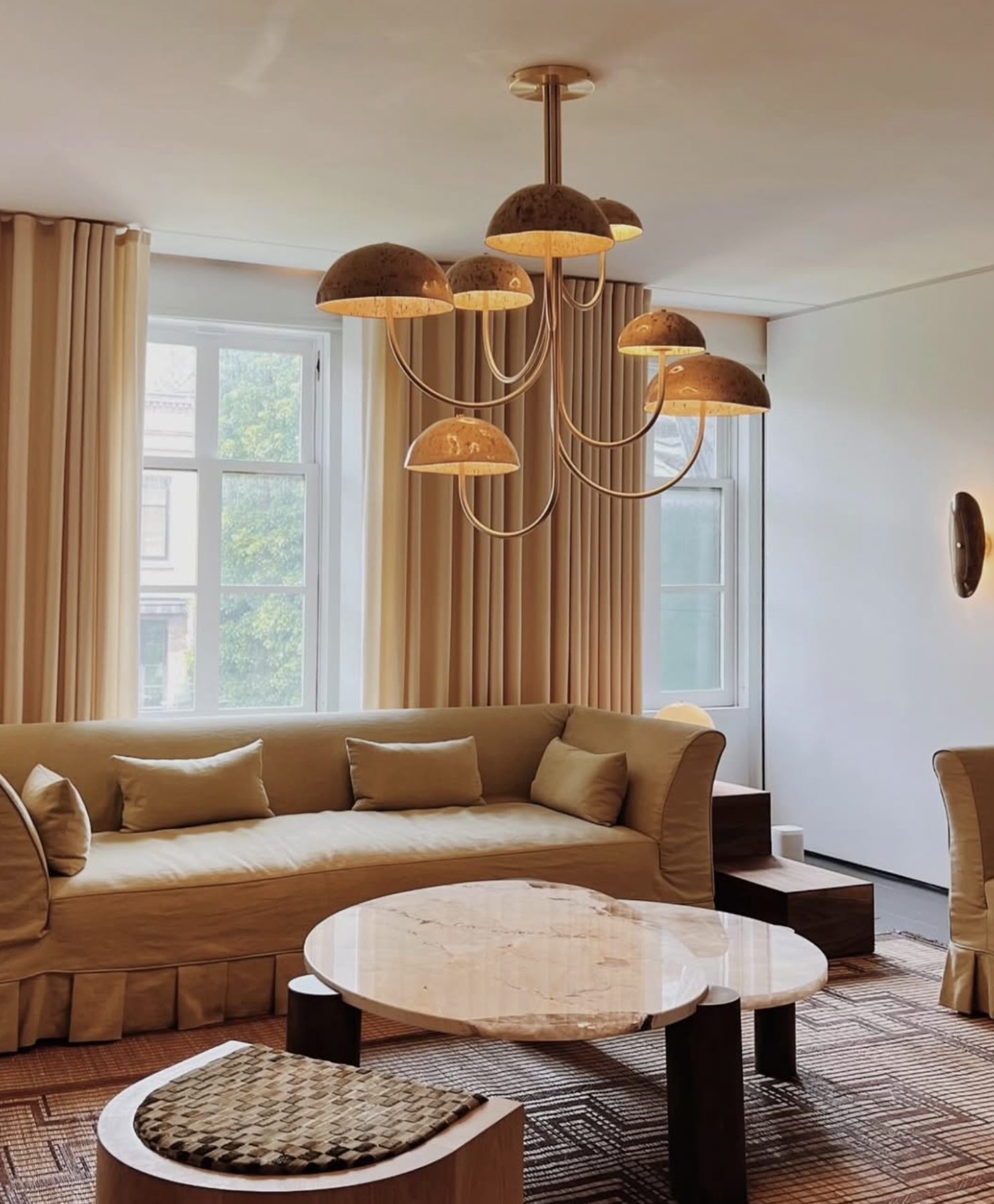 WILLA CHANDELIER - 7 LIGHT par Ben & Aja Blanc