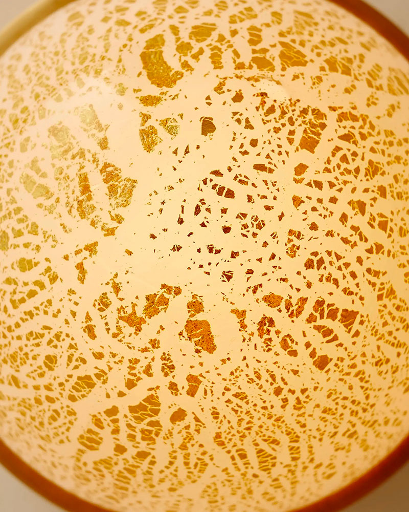 GOLD BALL SCONCE par Blue Green Works