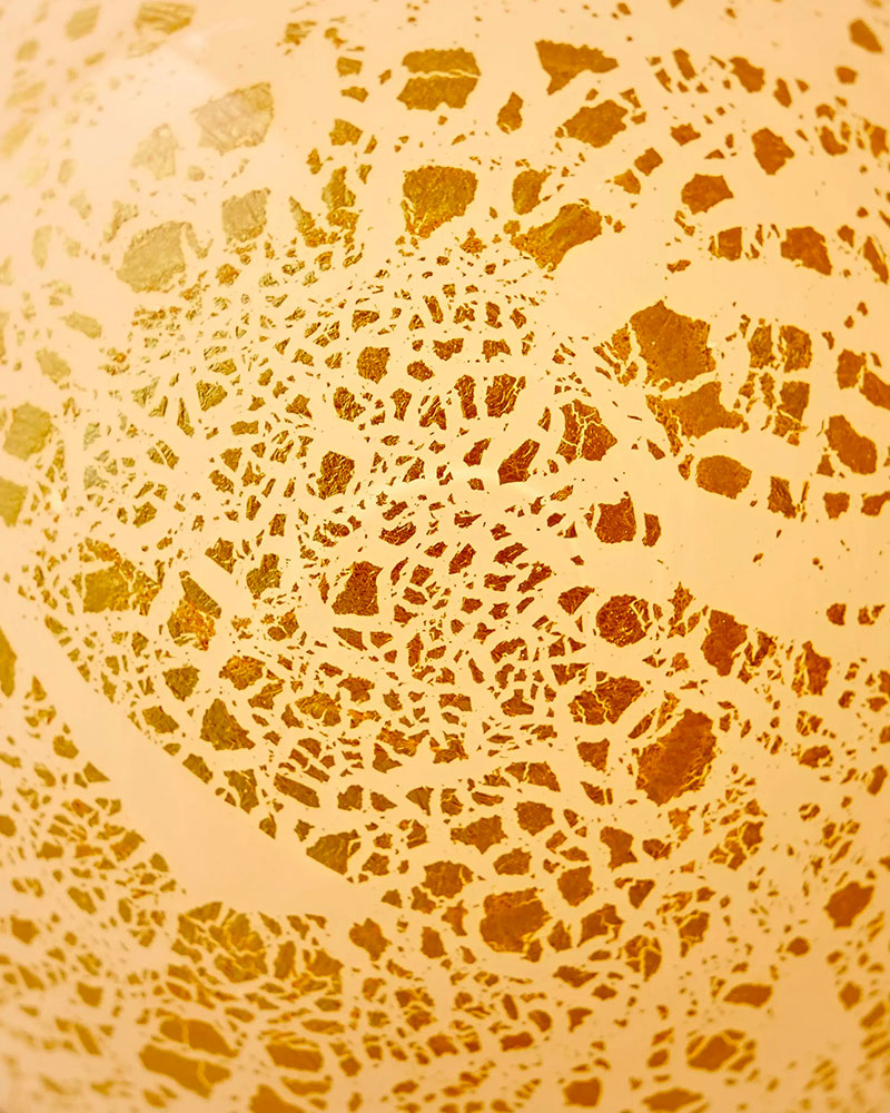 GOLD BALL SCONCE par Blue Green Works