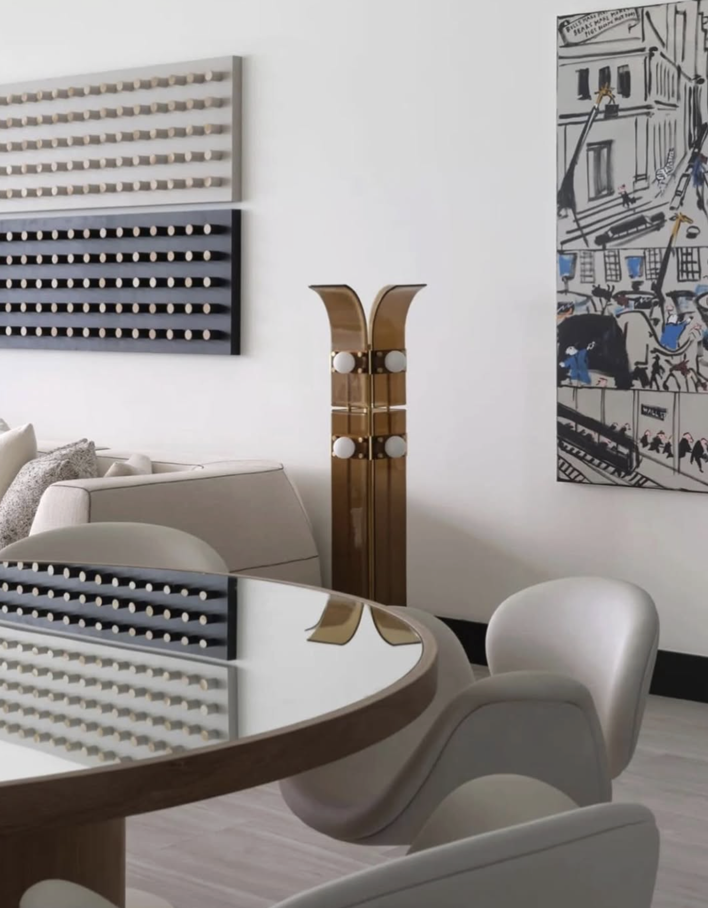 PALM FLOOR LAMP par Blue Green Works