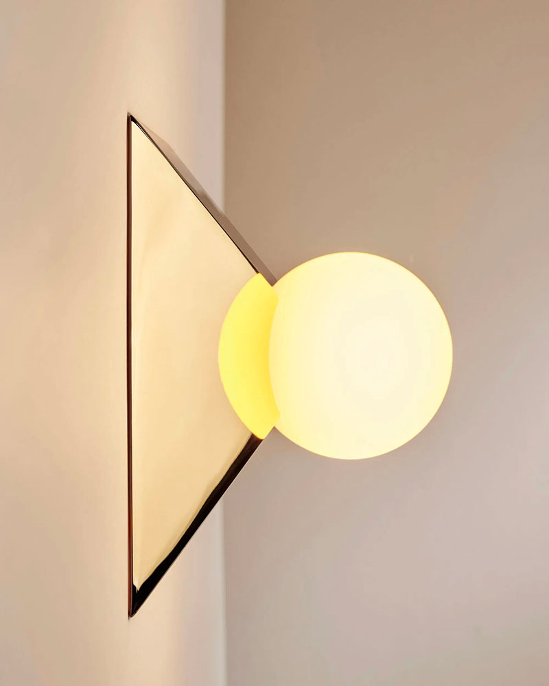 PYRAMID SCONCE par Blue Green Works