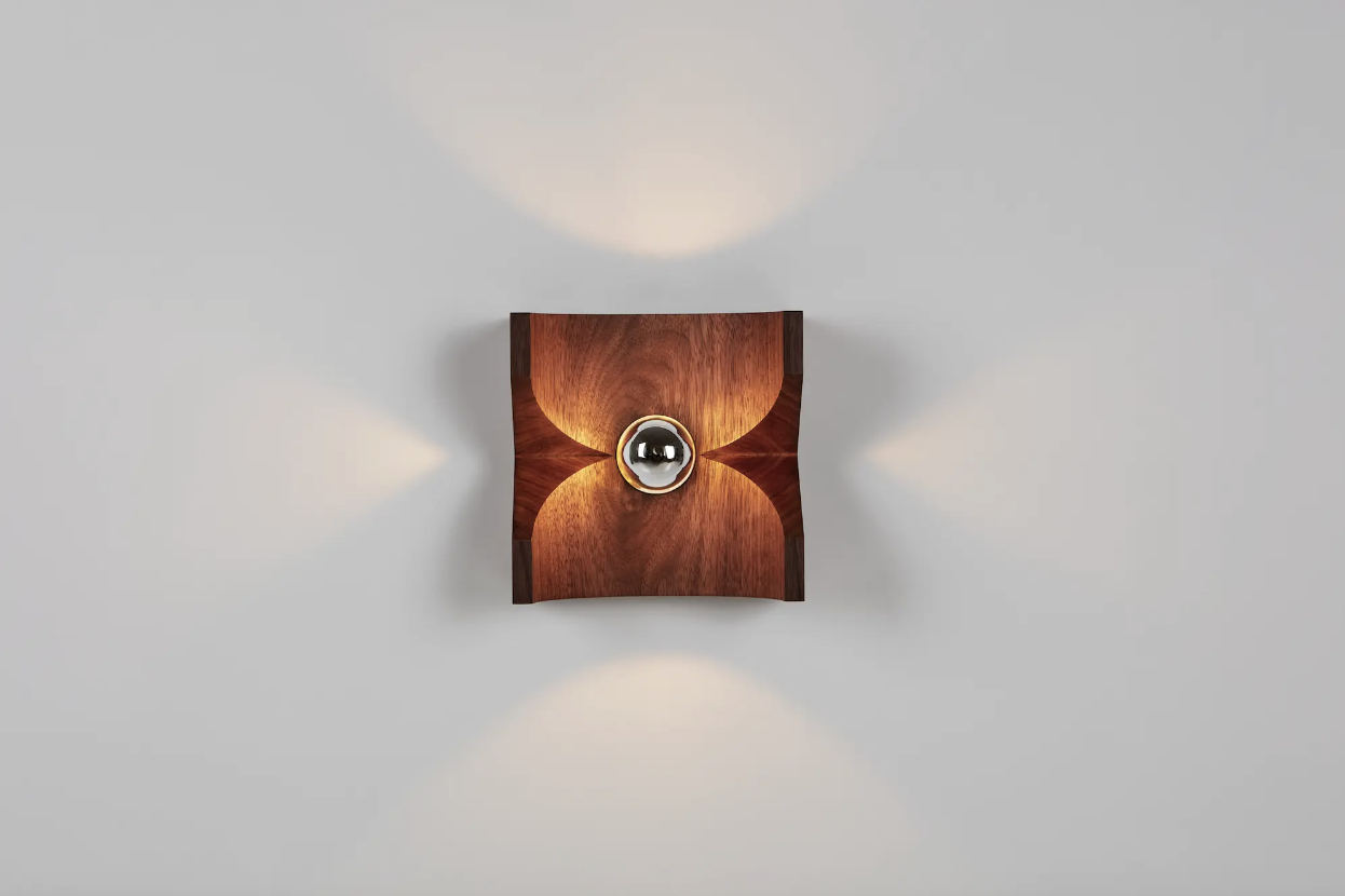 WOOD SCONCE CUT par Blue Green Works
