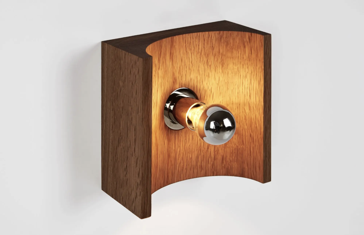 WOOD SCONCE FULL par Blue Green Works
