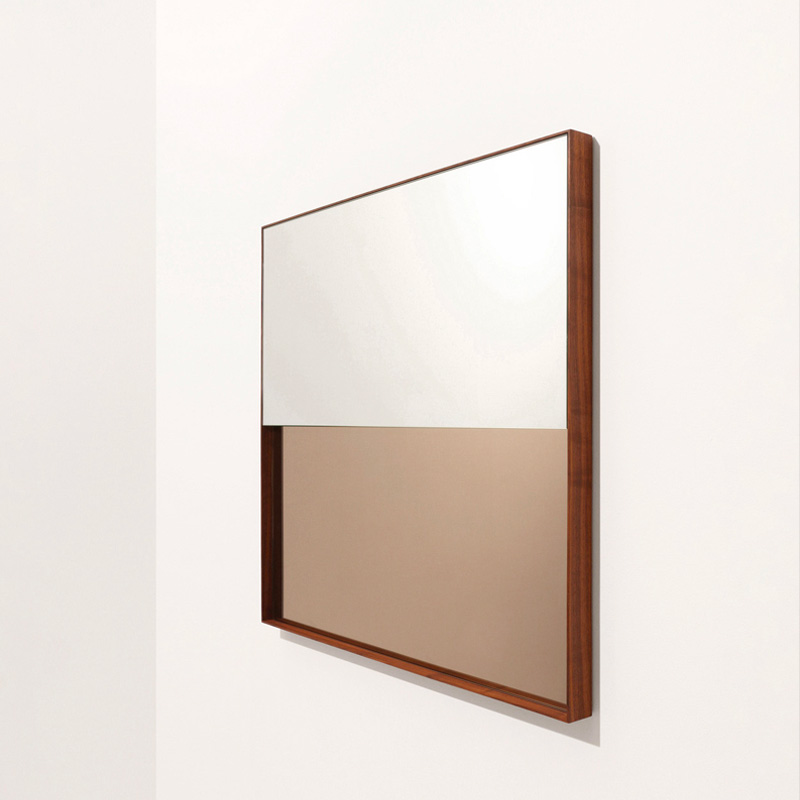 SQUARE HALF-STEP MIRROR par Bower
