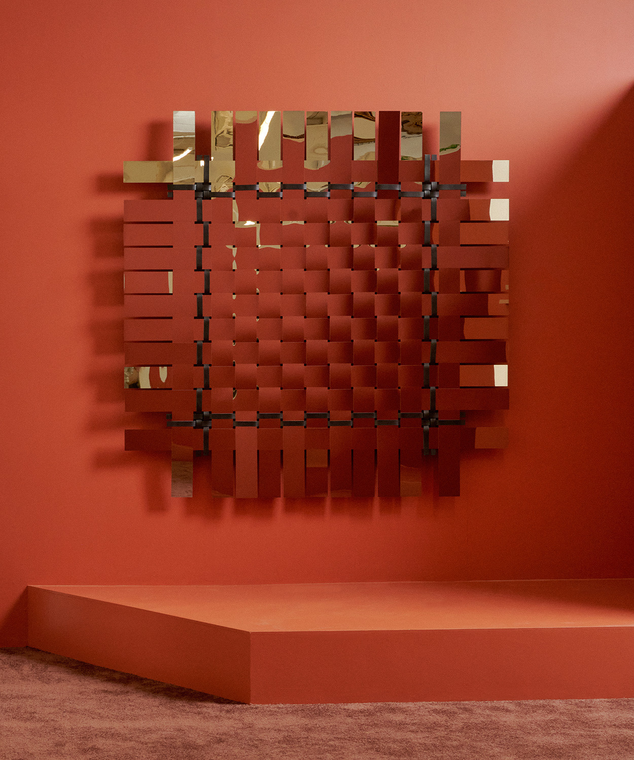 WOVEN MIRROR III par Bower