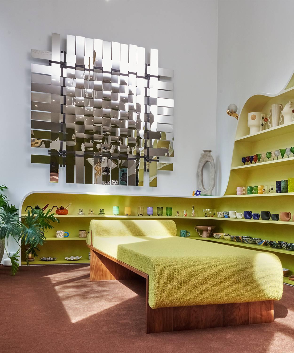 WOVEN MIRROR III par Bower