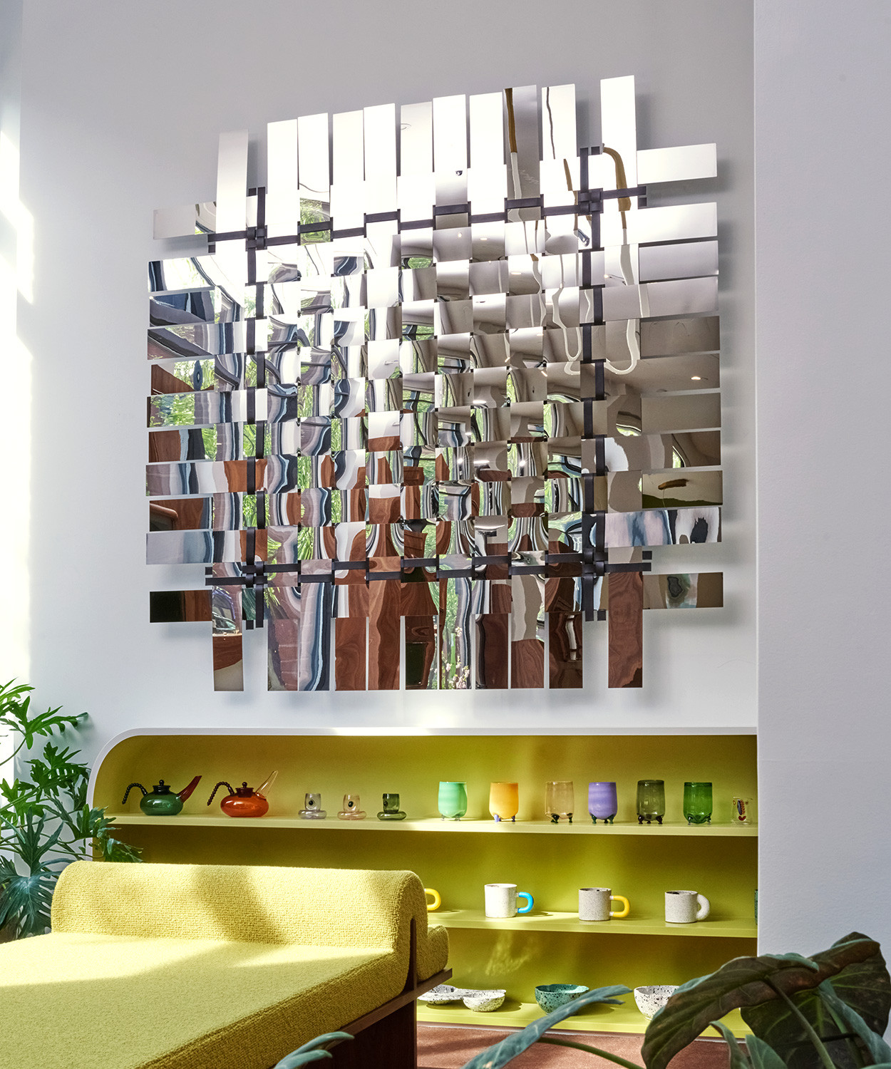 WOVEN MIRROR III par Bower