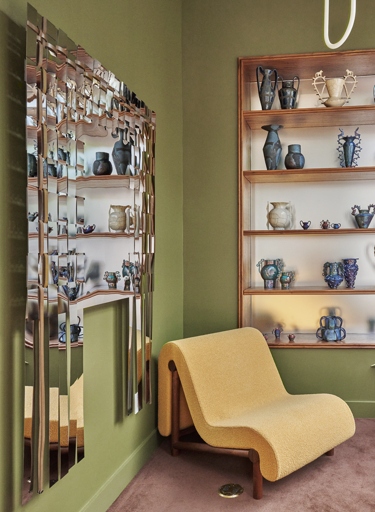 WOVEN MIRROR V par Bower