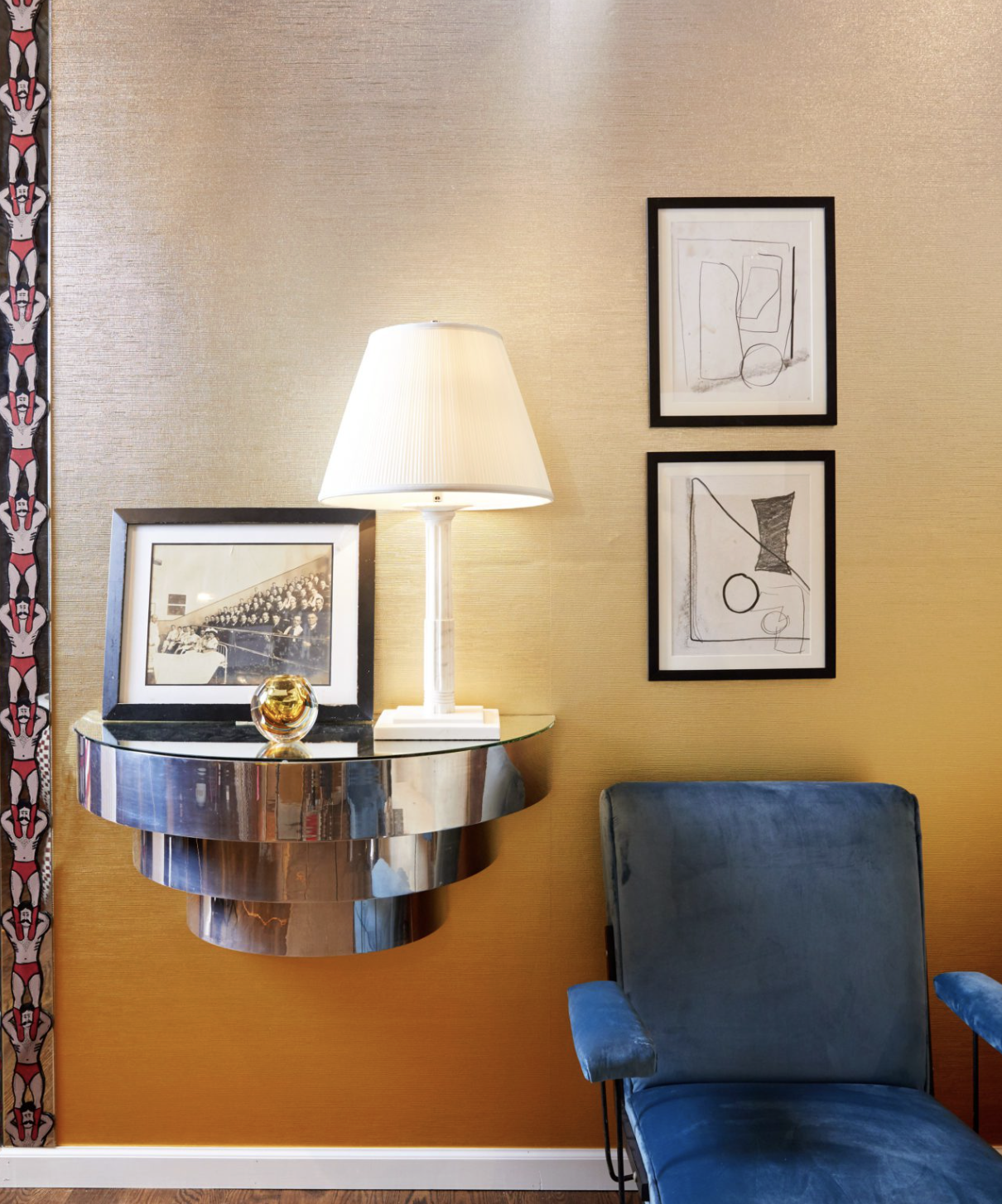 BRASSCLOTH par Calico Wallpaper