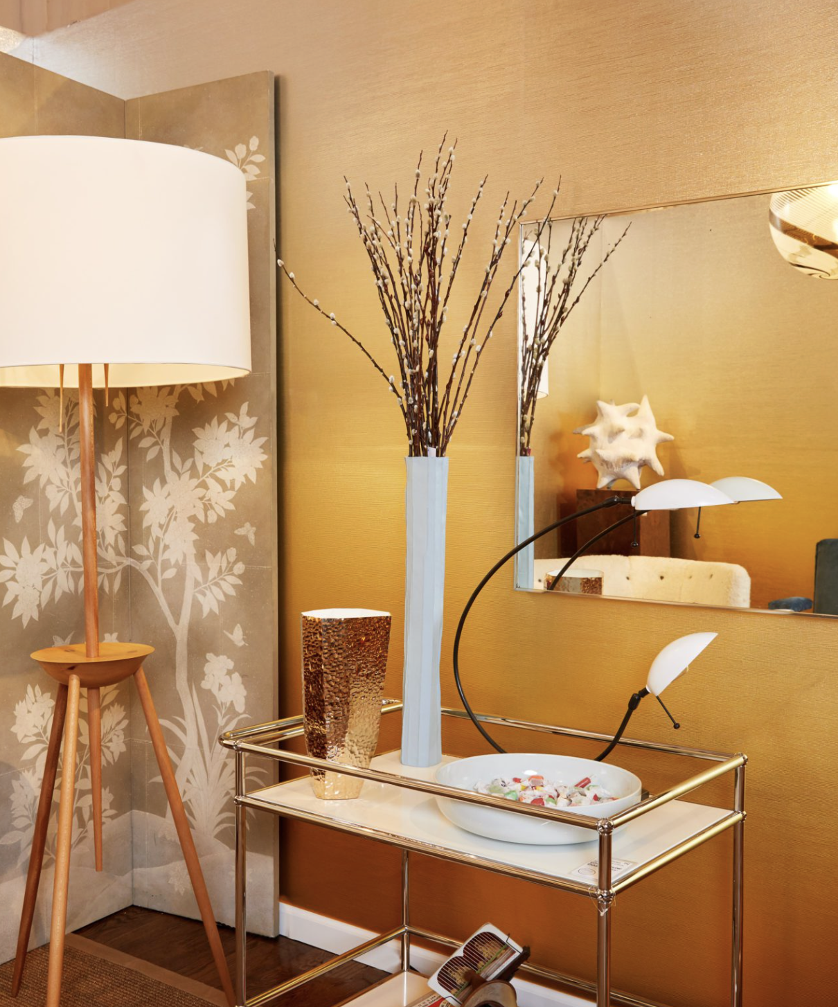 BRASSCLOTH par Calico Wallpaper