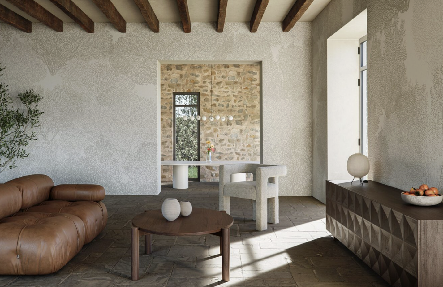 CORALLINE par Calico Wallpaper