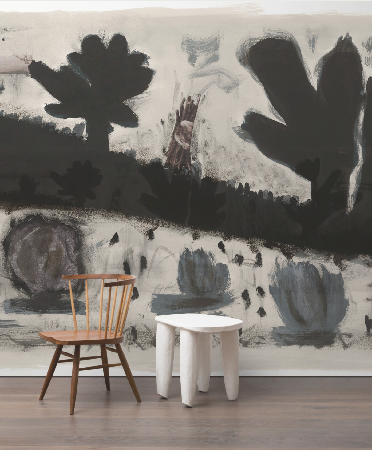 WOODLANDS FIELDS MOORS par Calico Wallpaper