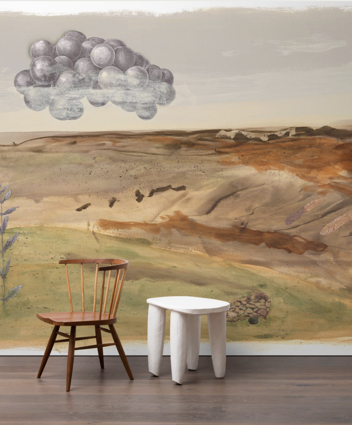 WOODLANDS FIELDS MOORS par Calico Wallpaper