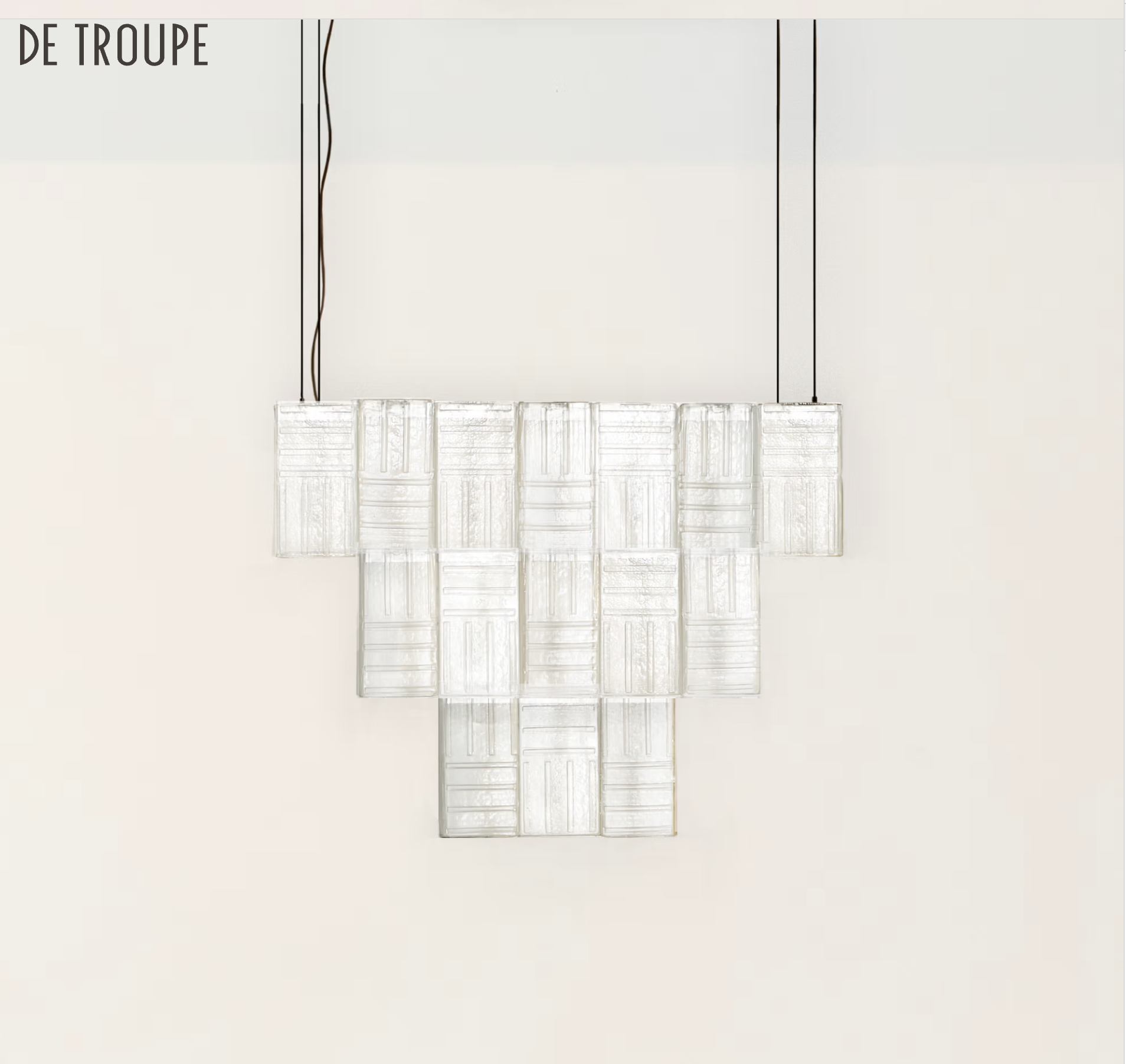 CANALE CHANDELIER par De Troupe