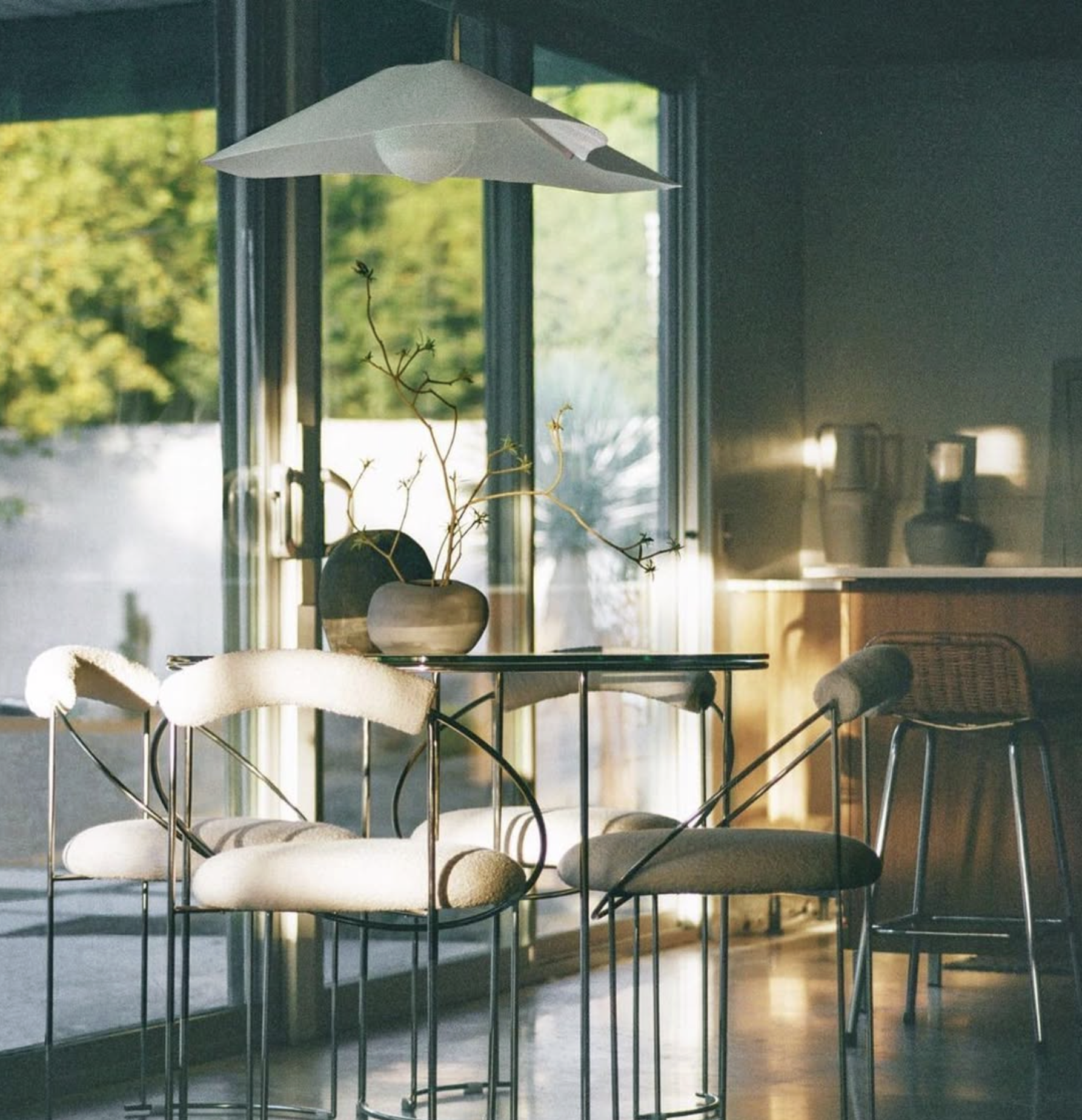 COMPAS PAINTED PENDANTS par De Troupe