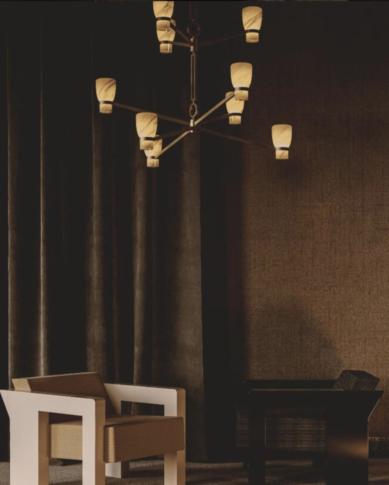 EDITION NO.1 - SMALL CHANDELIER par De Troupe