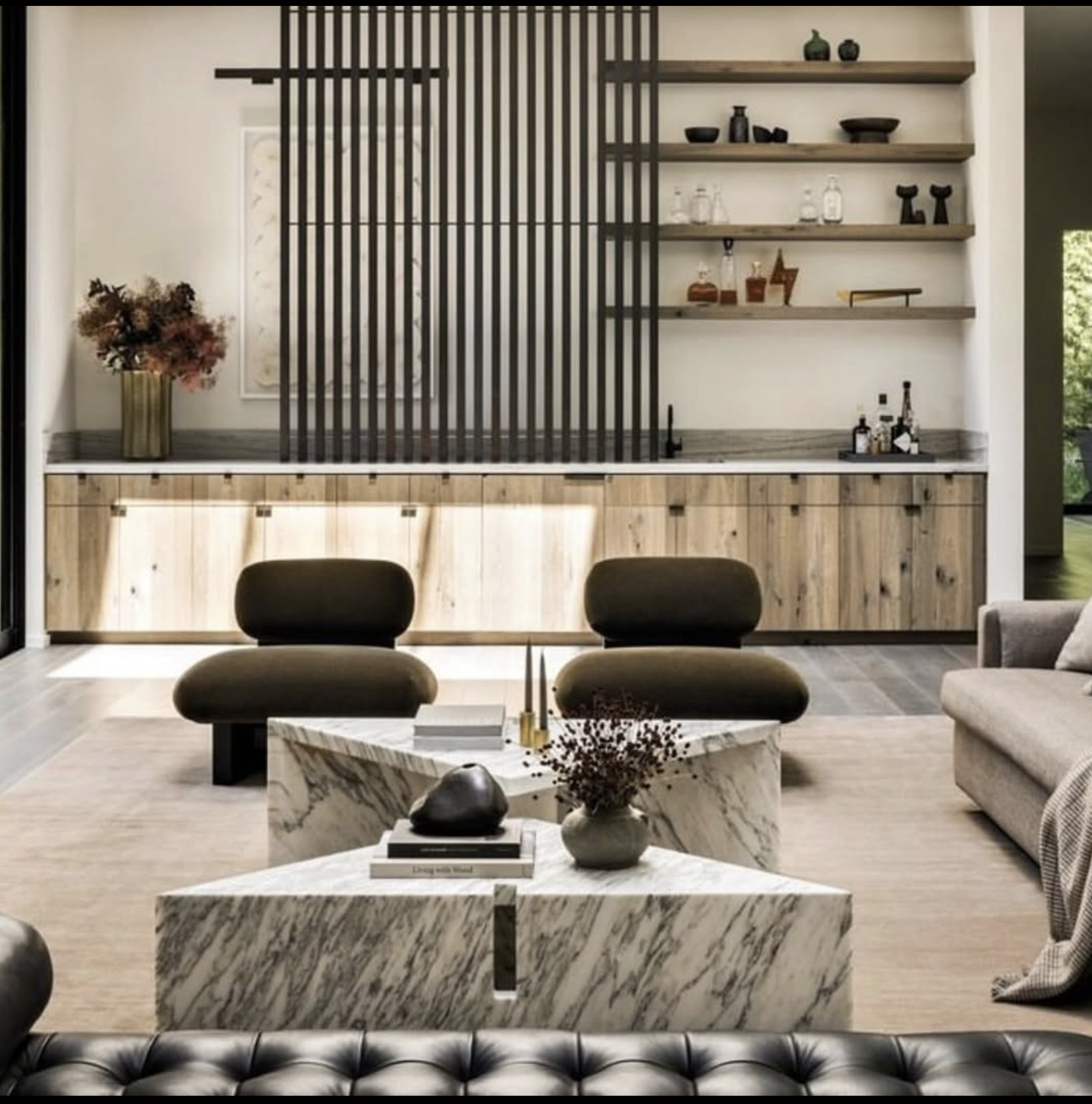 JIA CHAIR AND OTTOMAN par De Troupe