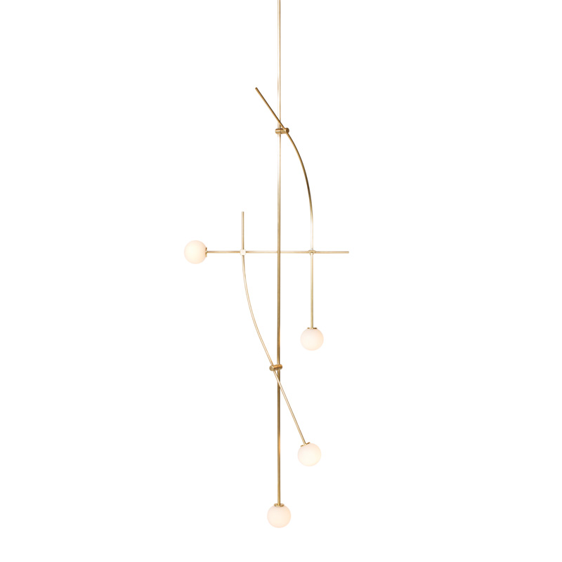 TEMPO 8 TALL CHANDELIER par De Troupe