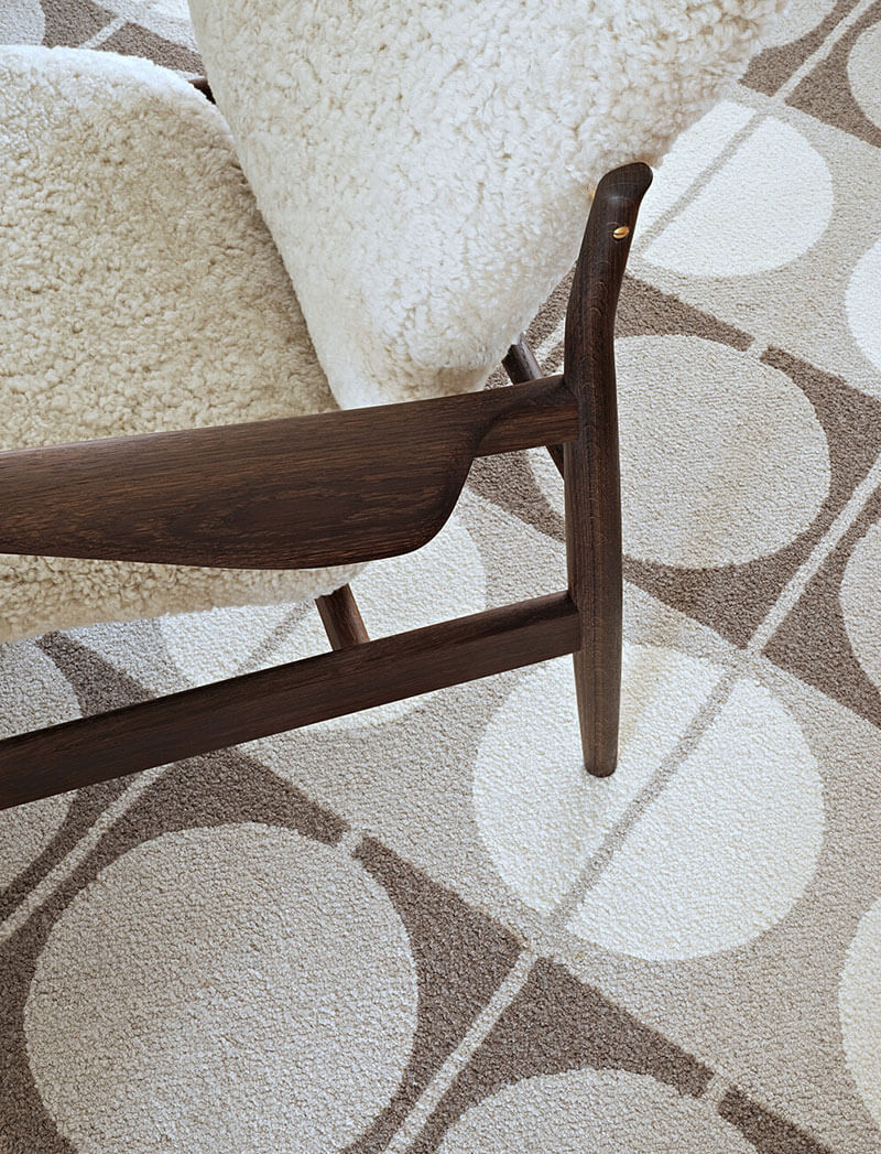 CIRCLE RUG par Finn juhl