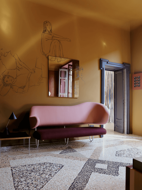 WALL SOFA par Finn juhl