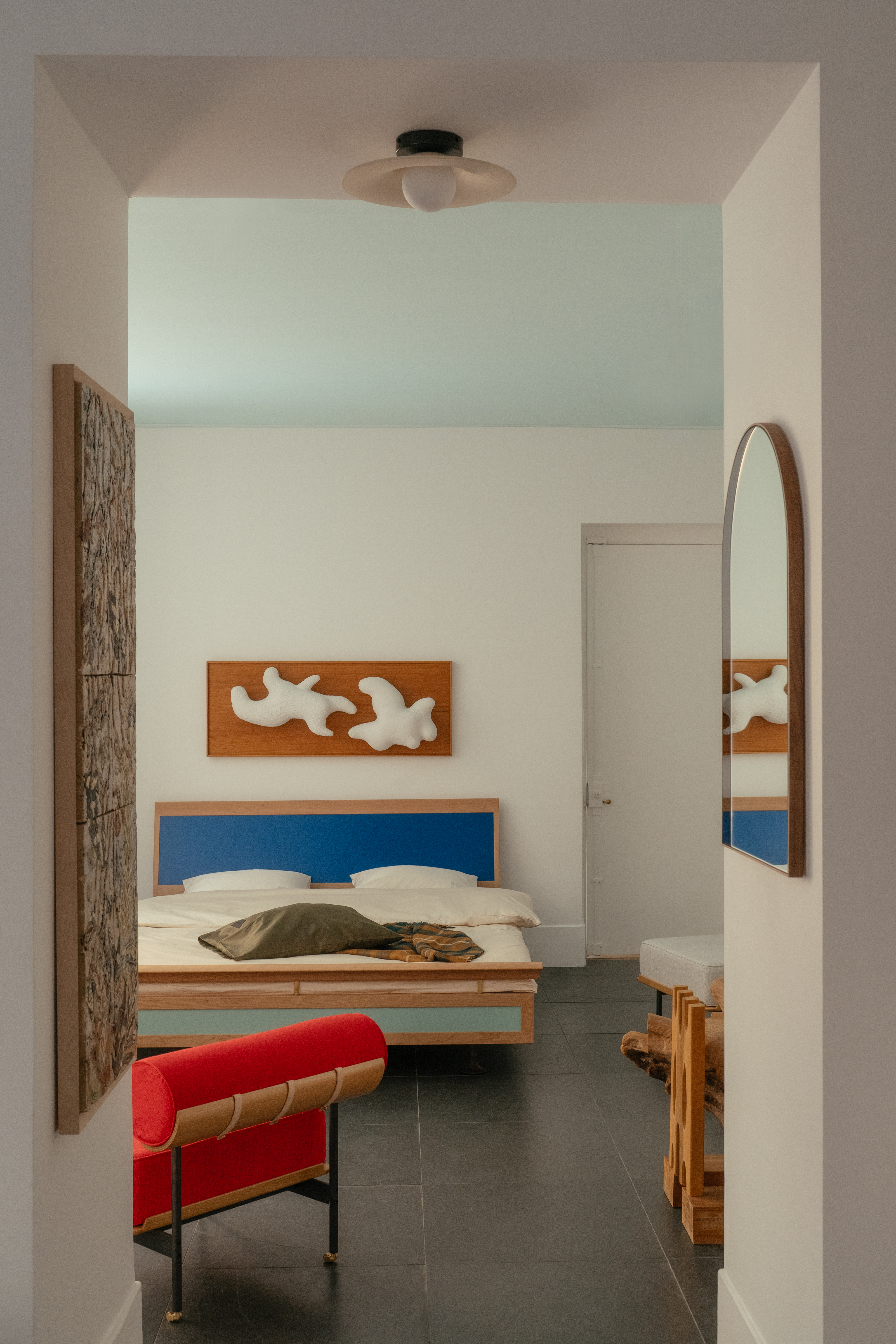 WILHEM HANSEN BED par Finn Juhl