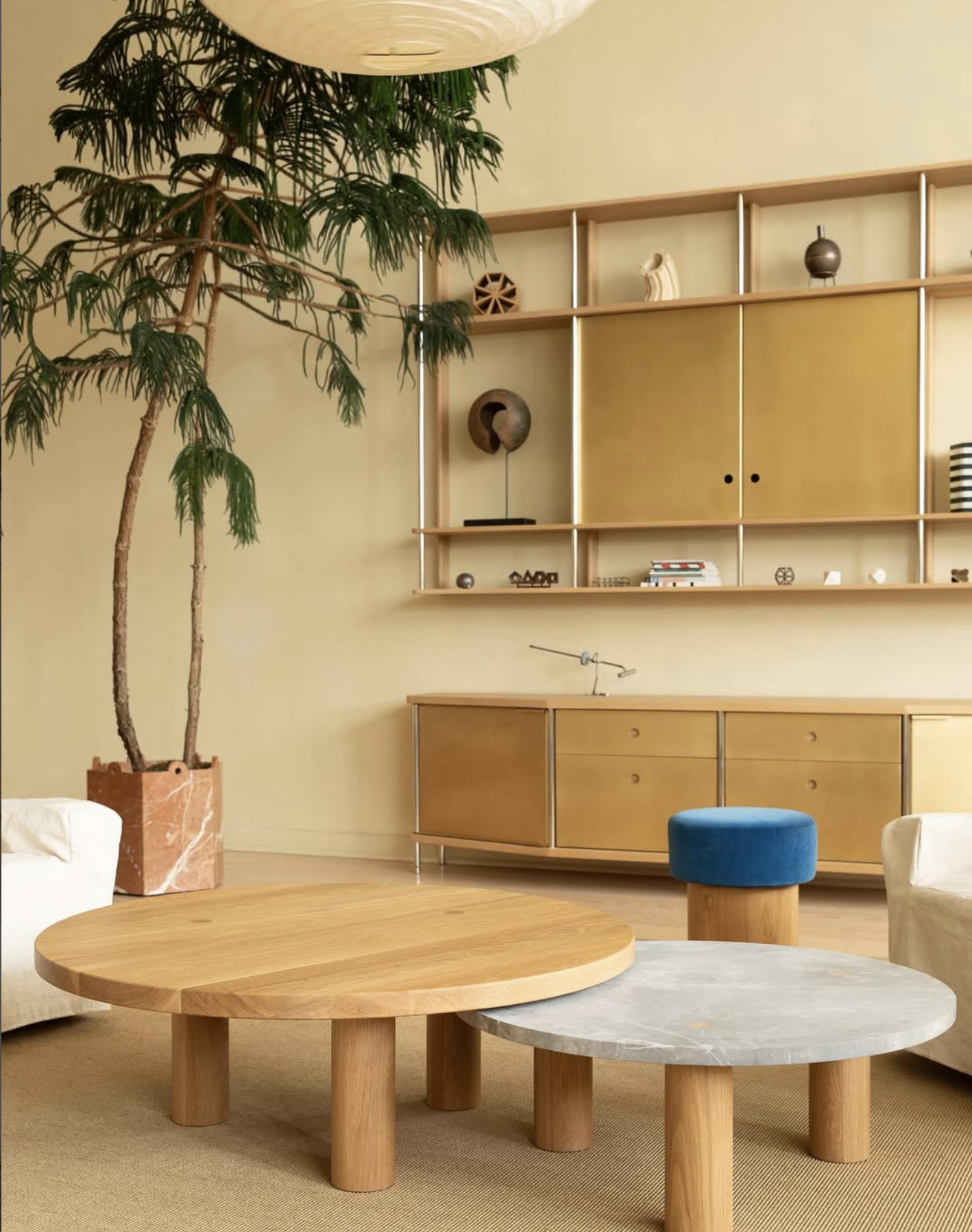 COLUMN COFFEE TABLE - ROUND par Fort Standard