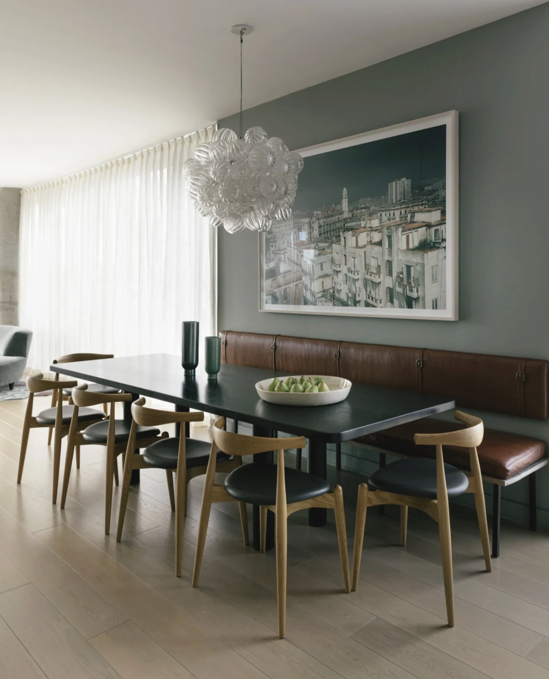 COLUMN DINING TABLE - CENTRAL LEG par Fort Standard