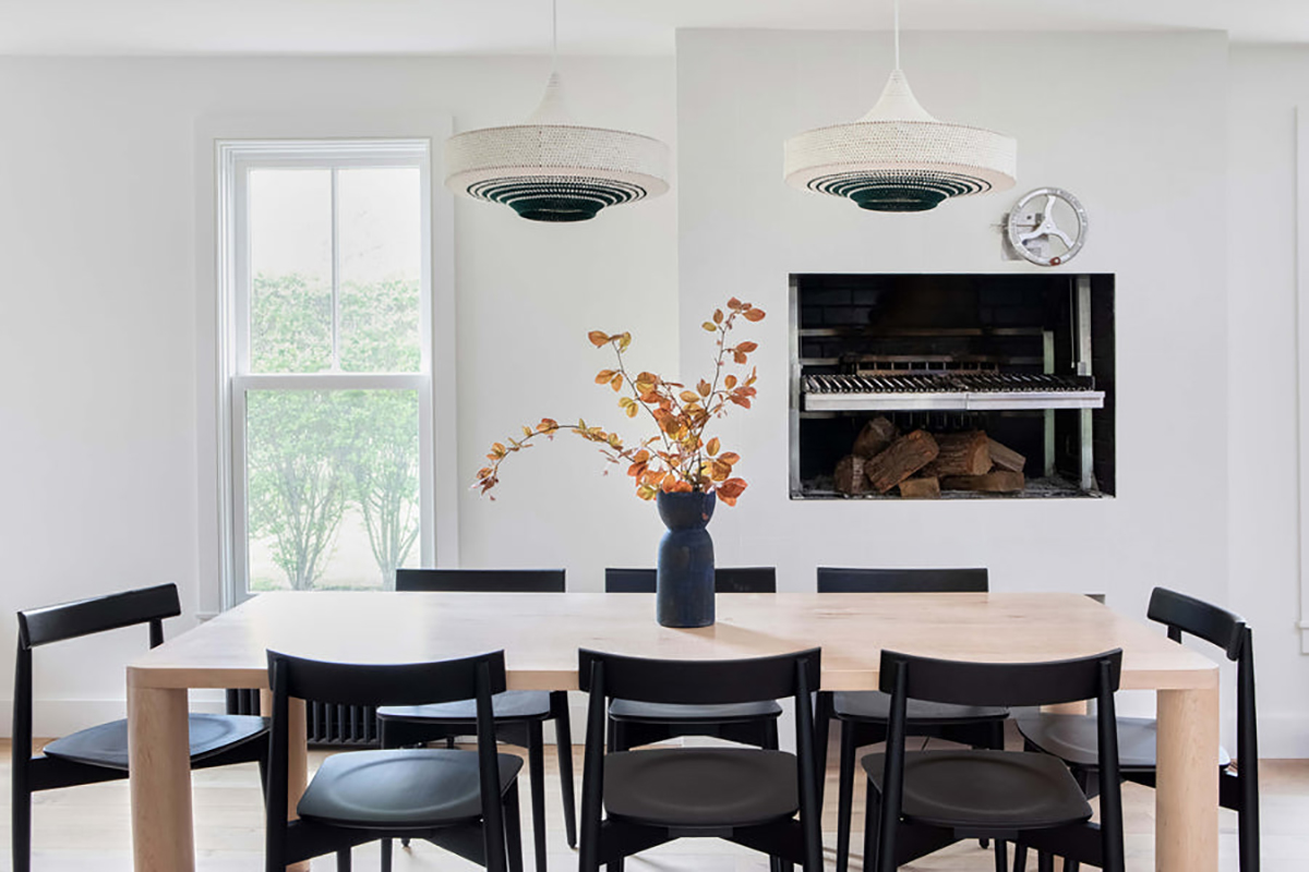 COLUMN DINING TABLE - CORNER LEG par Fort Standard
