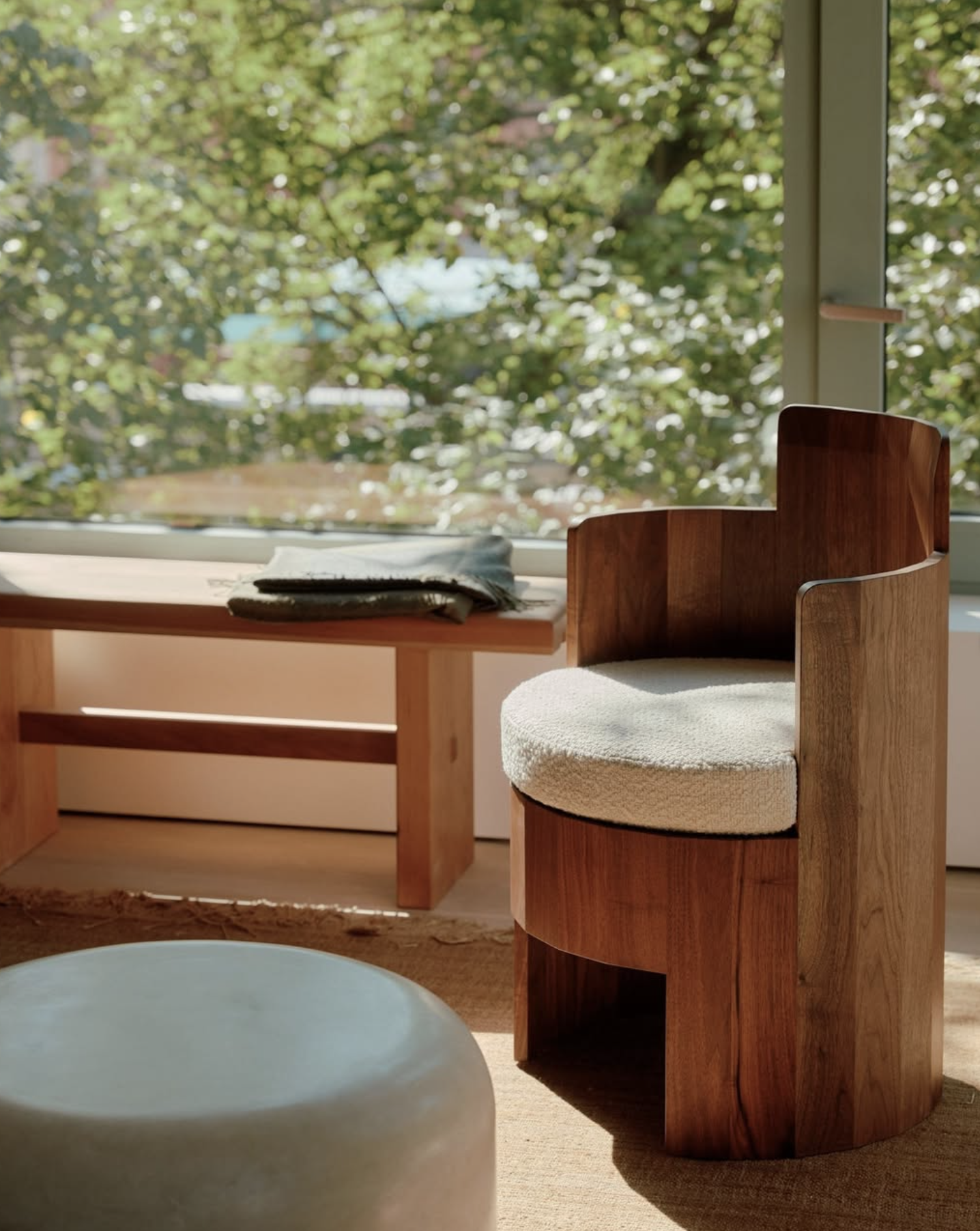 COOPERAGE CHAIR - UPHOLSTERED par Fort Standard