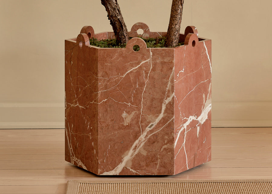 LARGE STONE PLANTER par Fort Standard