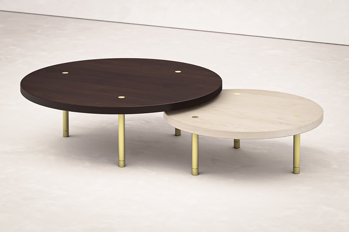 NESTING STRATA COFFEE TABLE par Fort Standard