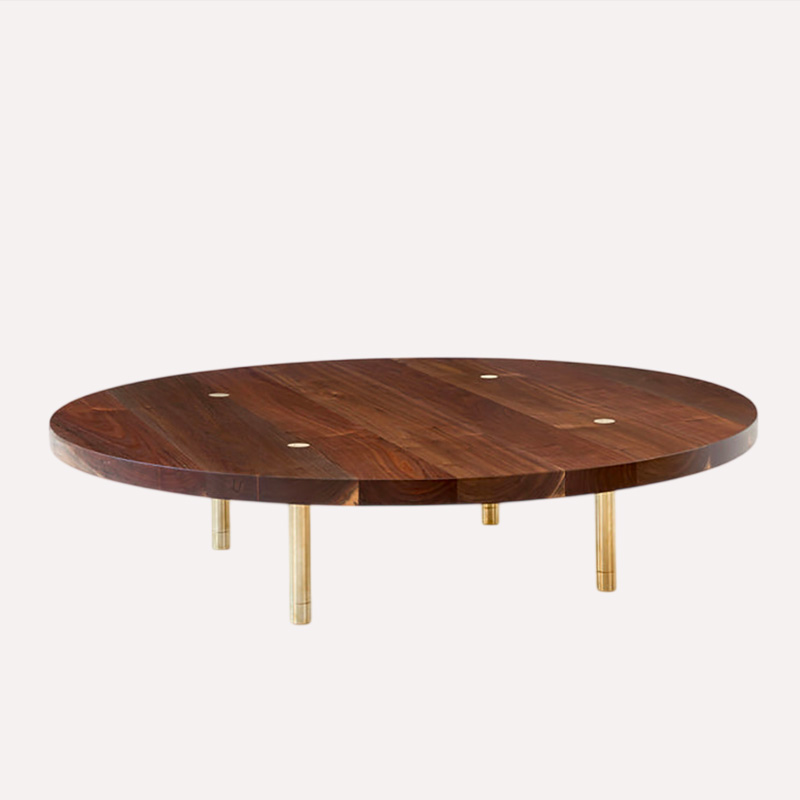 STRATA COFFEE TABLE - ROUND/WOOD par Fort Standard