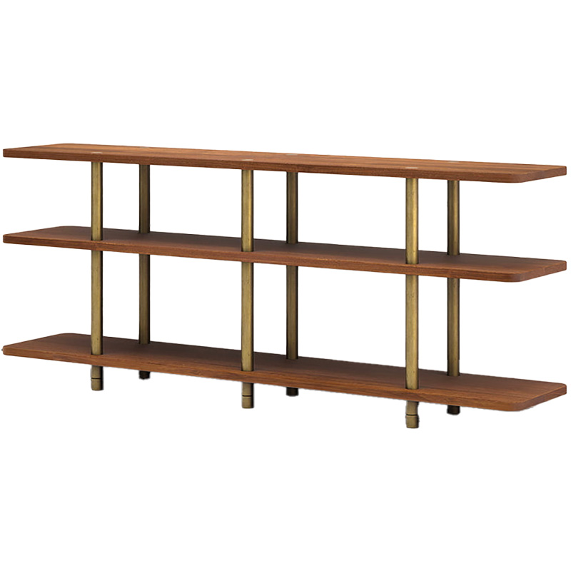 STRATA LOW SHELF - MIXED MATERIALS par Fort Standard