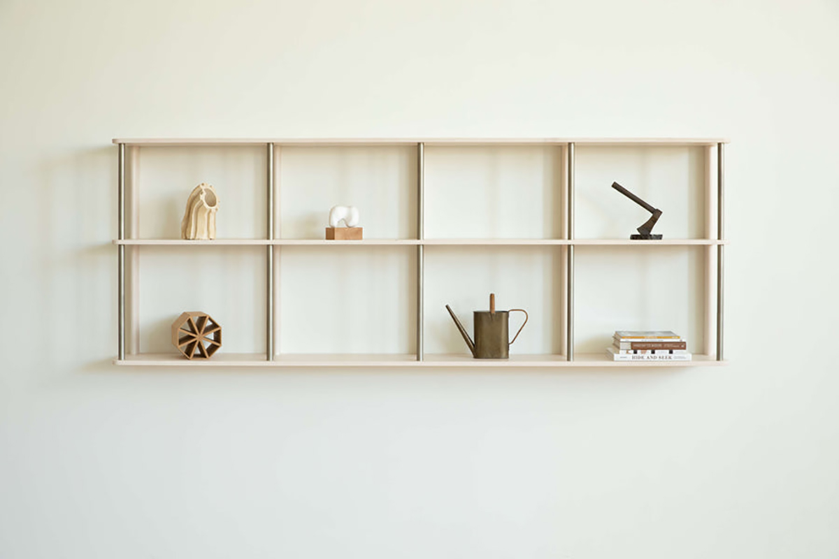 STRATA WALL SHELF - TWO ROWS par Fort Standard