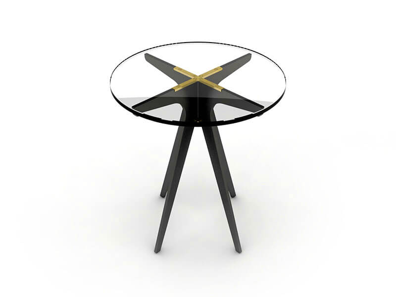 DEAN ROUND  SIDE TABLE par Gabriel Scott