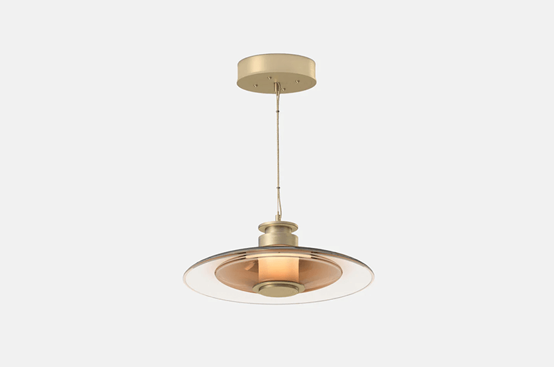 LUNA A X SMALL DISC PENDANT par Gabriel Scott